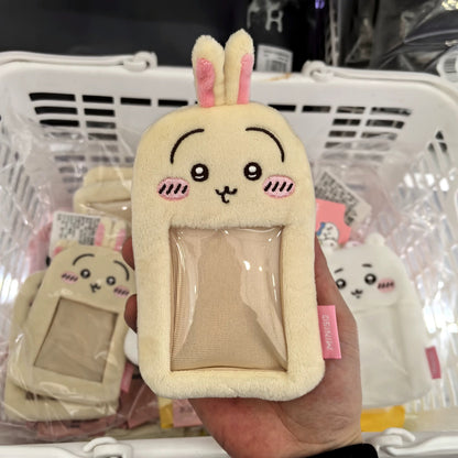 ChiiKawa x Miniso | ChiiKawa Hachiware Usagi Plush Doll Cute Cardholder - Kawaii items Home Decoration Accessories  WinnieTheBirds Toy Shop