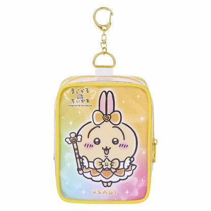 Japanese Cartoon Chiikawa Magic Girl Plastic Itabag Bag Keychain | ChiiKawa Hachiware Usagi Momonga Kurimanju Shisa - Kawaii Items Can Put in Dolls Keep Dolls Clean WinnieTheBirds Toy Shop