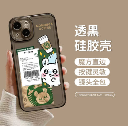 Japanese Cartoon ChiiKawa Coffee Shop | Momonga Chef - iPhone Case XS 11 12 13 14 15 16 Pro Promax mini WinnieTheBirds Toy Shop