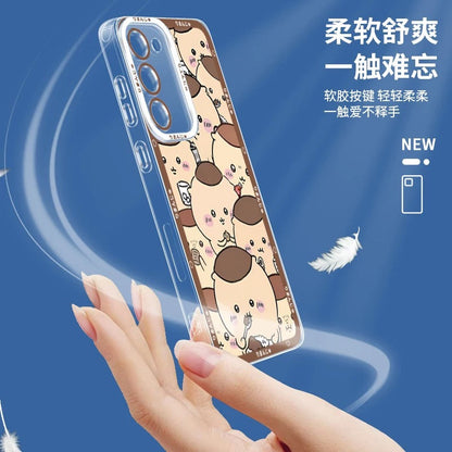 Japanese Cartoon Chiikawa | Kurimanju 5 Styles - Phone Case Samsung Galaxy S26 S25 S24 S23 S22 S21 FE Ultra Edge