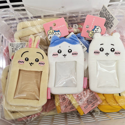 ChiiKawa x Miniso | ChiiKawa Hachiware Usagi Plush Doll Cute Cardholder - Kawaii items Home Decoration Accessories
