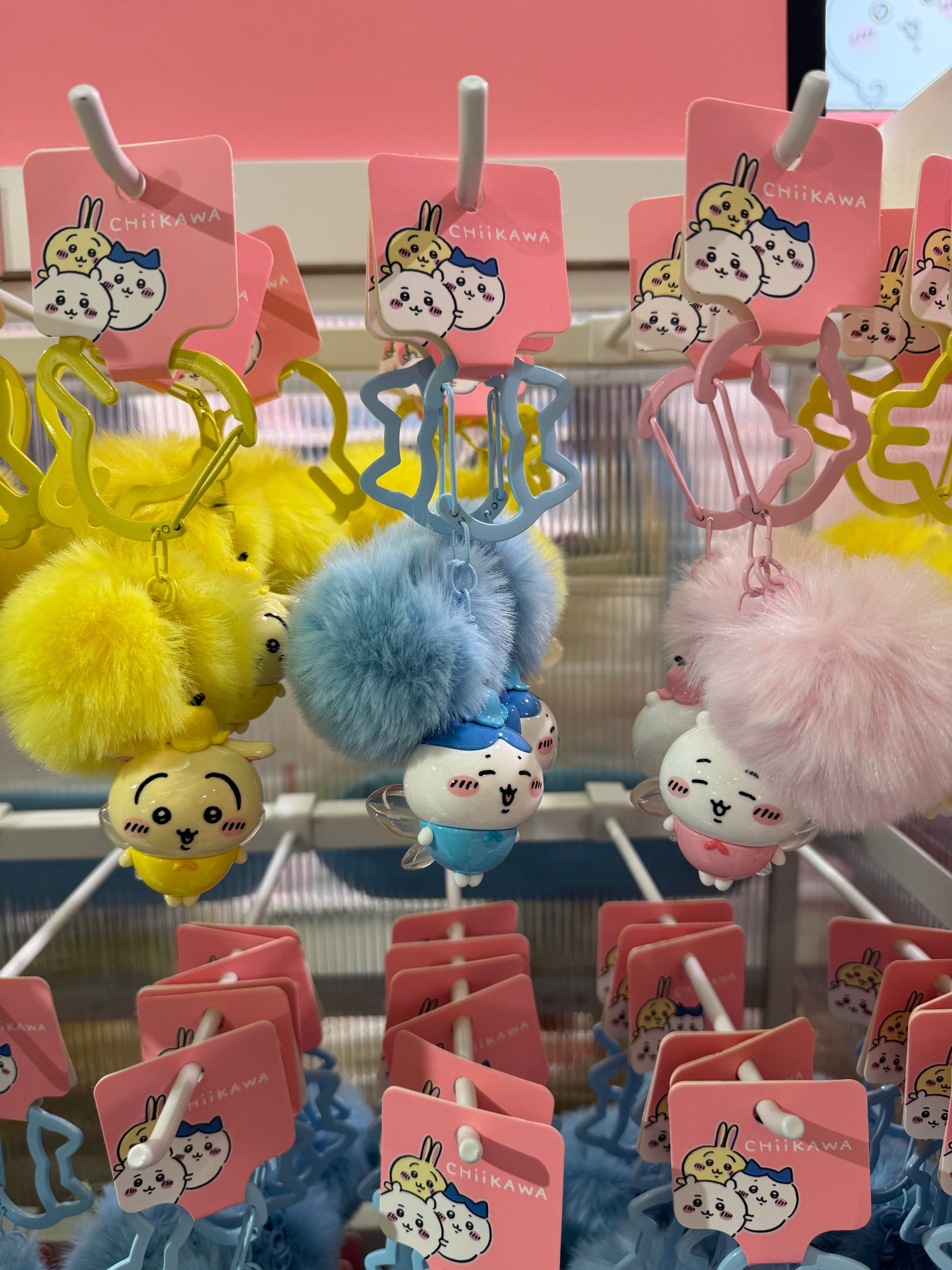ChiiKawa X Miniso | ChiiKawa Hachiware Usagi Flower Fairy Light Pom Keychain - Kawaii Doll Keychain  WinnieTheBirds Toy Shop