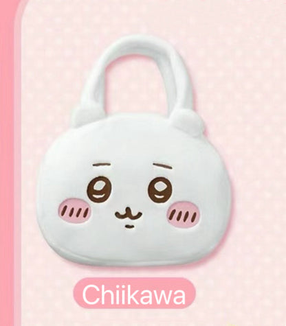 ChiiKawa X Miniso | ChiiKawa Hachiware Usagi Big Head Plush Bag - Kawaii items Room Decoration  WinnieTheBirds Toy Shop
