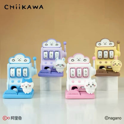 ChiiKawa X Miniso | ChiiKawa Hachiware Usagi Momonga Slot machine with Mini Figure Mystery Box - Kawaii Items Room Decoration Blind Box