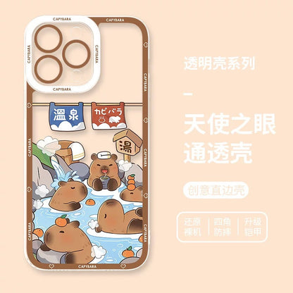Cute Animal Capybara | Part1 8 Styles - iPhone Case PLUS SE2 XS XR X 11 12 13 14 15 16 16e 17 17e Pro Promax 12mini 13mini