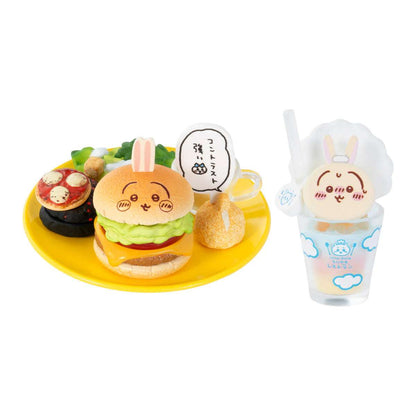 Japan Chiikawa Miniature Serise | Chiikawa Restaurant Mini Figure Collection (8 types) 8Pack BOX - Kawaii Miniature World Doll Room