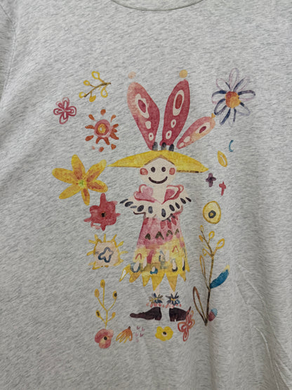 Japanese Cute Style T-Shirt Series | Mori Forest Flower Girl Cool Feel Tee - Kawaii Fashion Items