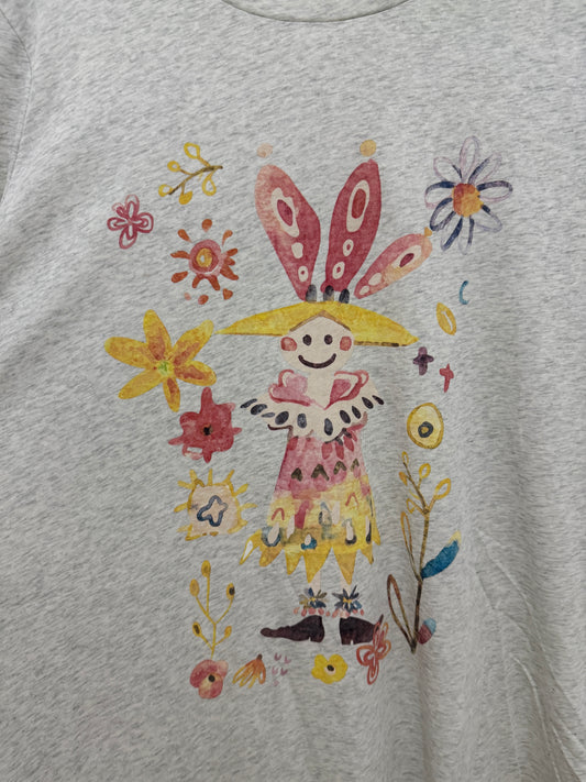 和風かわいいTシャツシリーズ | 森ガールクールフィールTシャツ - 可愛いファッションアイテム