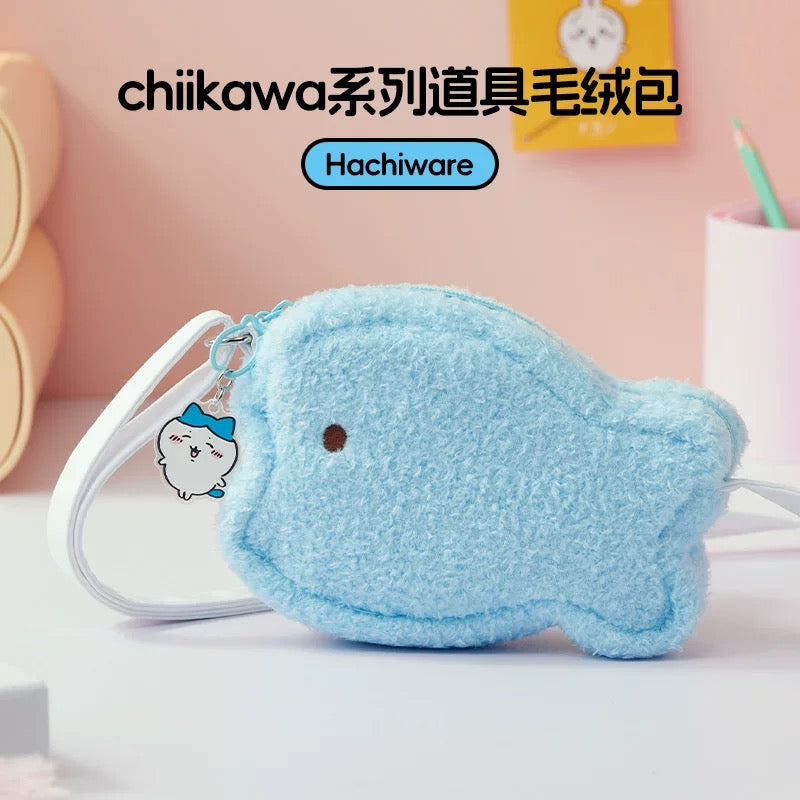 ChiiKawa X Miniso | ChiiKawa Hachiware Usagi Props Shoulder Bag with Keychain - Kawaii Item Cute Mini Bag  WinnieTheBirds Toy Shop