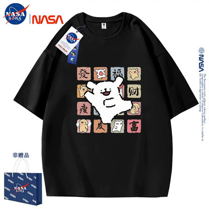 Cute Cartoon Doggie Maltese Puppy Style T-Shirt Series | Rich & Health Part1 - Kawaii Fashion Items for Child & Adult Matching outfits for Parents and Children