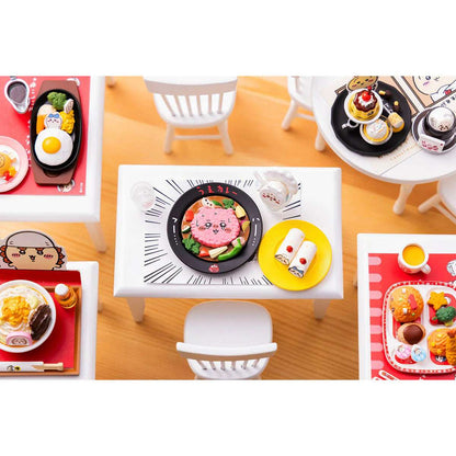 Japan Chiikawa Miniature Serise | Chiikawa Restaurant Mini Figure Collection (8 types) 8Pack BOX - Kawaii Miniature World Doll Room