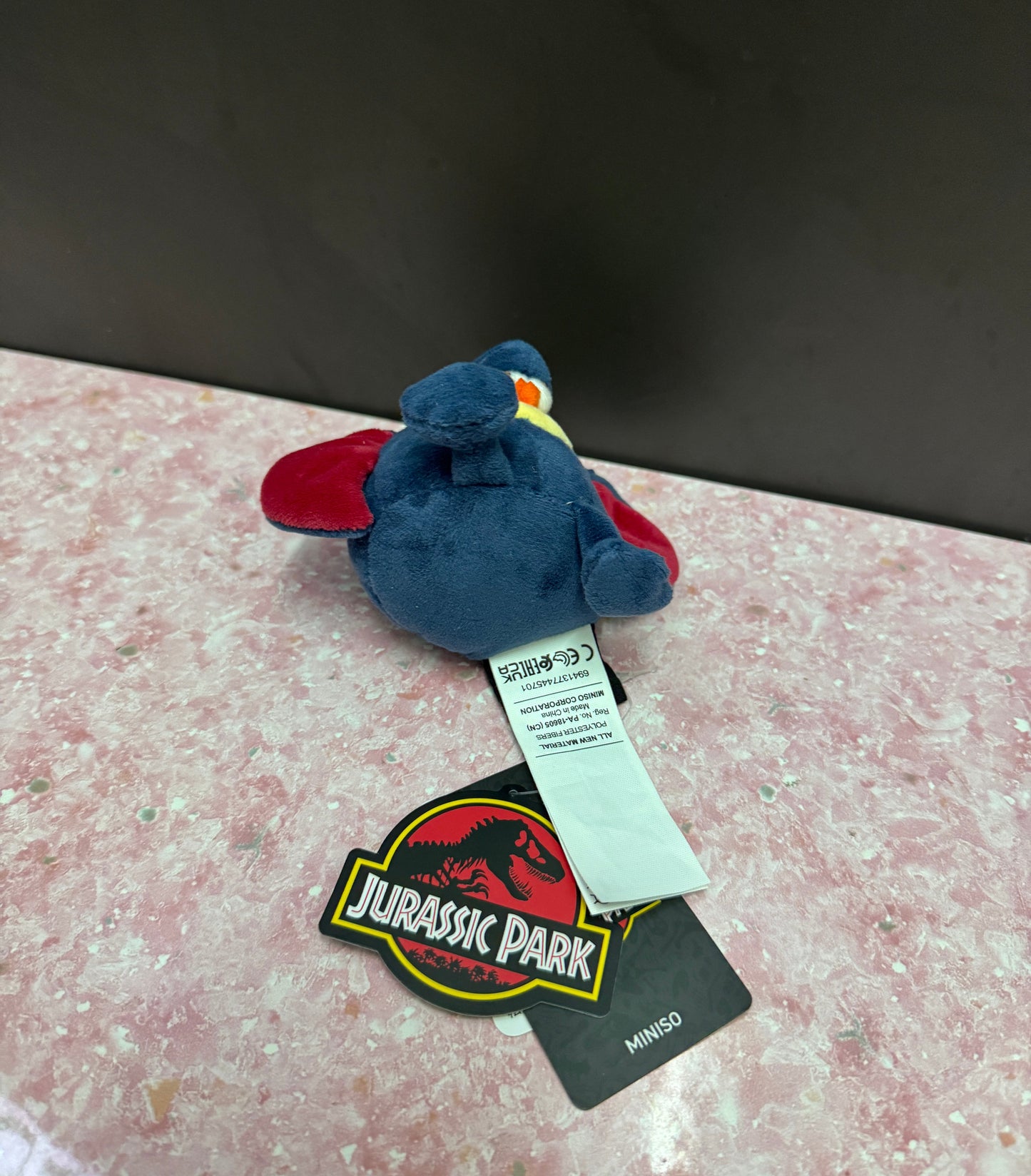 [Pre-Owned] Lovely Chicken Fat Dundun Special Plush Keychain | Dinosaur Park Chick - Children Gift Animal Plush Doll