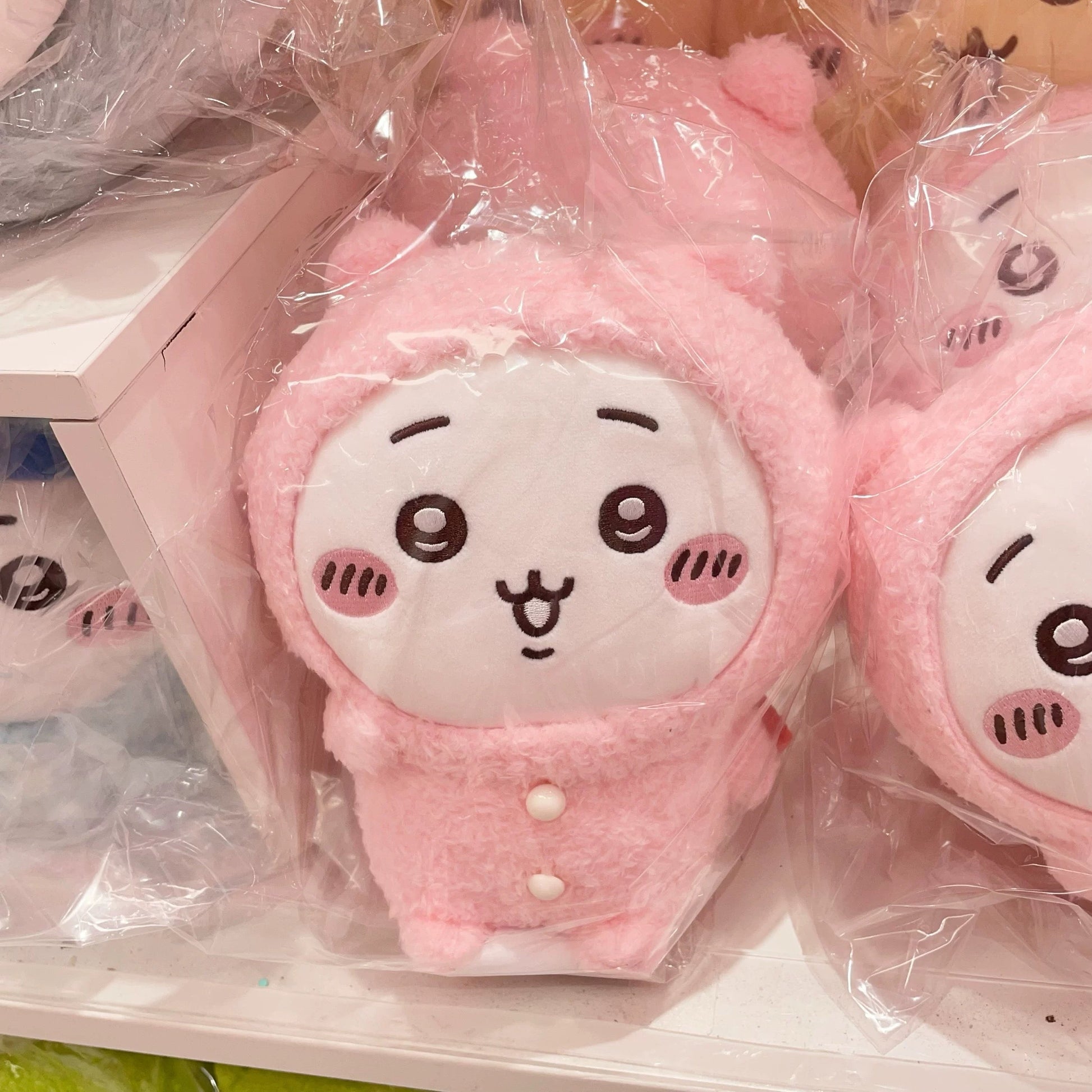 ChiiKawa X Miniso | ChiiKawa Hachiware Usagi Momonga Kurimanju Rakko Pajamas Sitting Plush Doll - Kawaii items Room Decoration doll  WinnieTheBirds Toy Shop