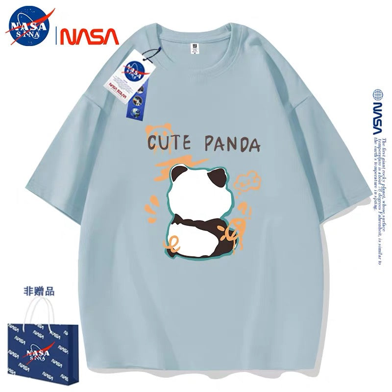 Cute Animals Panda Style T-Shirt Series | Back of Cute Panda Part2 - Kawaii Fashion Items for Child & Adult