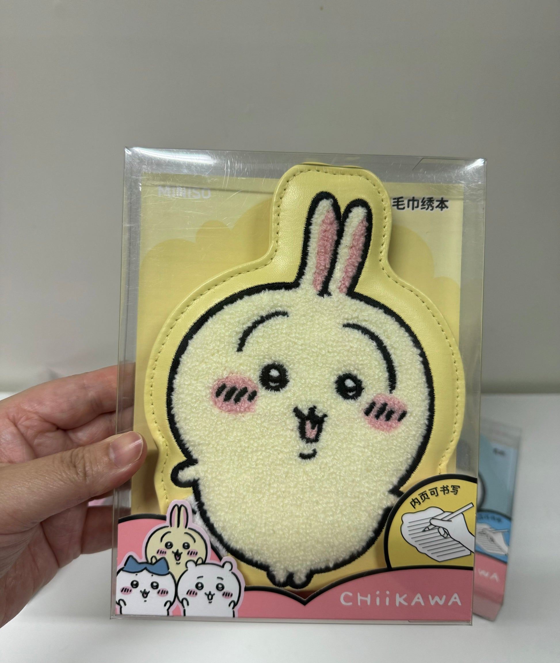 ChiiKawa X Miniso | ChiiKawa Hachiware Usagi Embroidery Notebook - Kawaii items Room Decoration  WinnieTheBirds Toy Shop