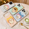 Japanese Cartoon ChiiKawa Daily with Icon Laser Case | Kurimanju Rakko Shisa Furuhonya 4 Styles - Phone Case Samsung Galaxy S26 S25 S24 S23 S22 S21 FE Ultra Edge