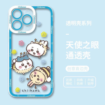 Japanese Cartoon ChiiKawa iPhone Case | Summer Time & Bee Sky Blue Ver 8 Styles - iPhone Case PLUS SE2 11 12 13 14 15 16 16e 17 17e Pro Promax 12mini 13mini
