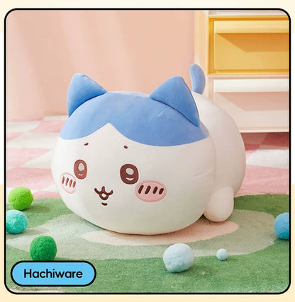ChiiKawa X Miniso | ChiiKawa Hachiware Usagi Giant Laying Down Doll - Kawaii Doll Plush Cute Doll Decoration  WinnieTheBirds Toy Shop