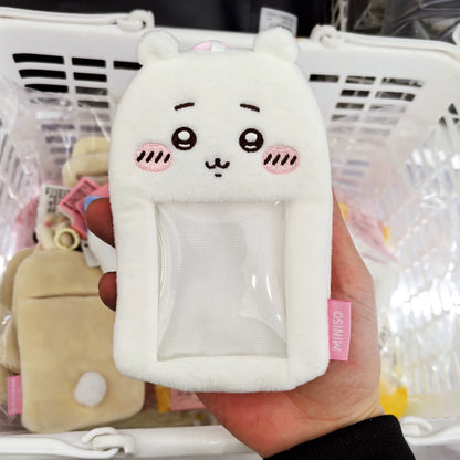 ChiiKawa x Miniso | ChiiKawa Hachiware Usagi Plush Doll Cute Cardholder - Kawaii items Home Decoration Accessories  WinnieTheBirds Toy Shop