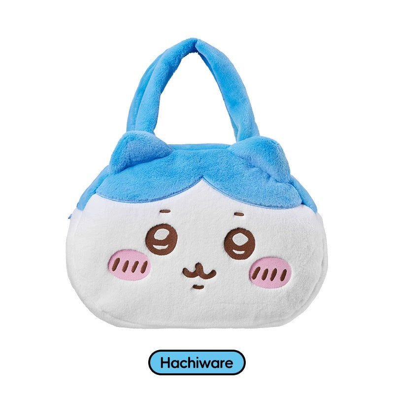 ChiiKawa X Miniso | ChiiKawa Hachiware Usagi Big Head Plush Bag - Kawaii items Room Decoration  WinnieTheBirds Toy Shop