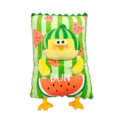 Lovely Chicken Fat Dundun Foods Plush Doll Cushion | Dried Fruit Watermelon Chick - Children Gift Animal Plush Doll