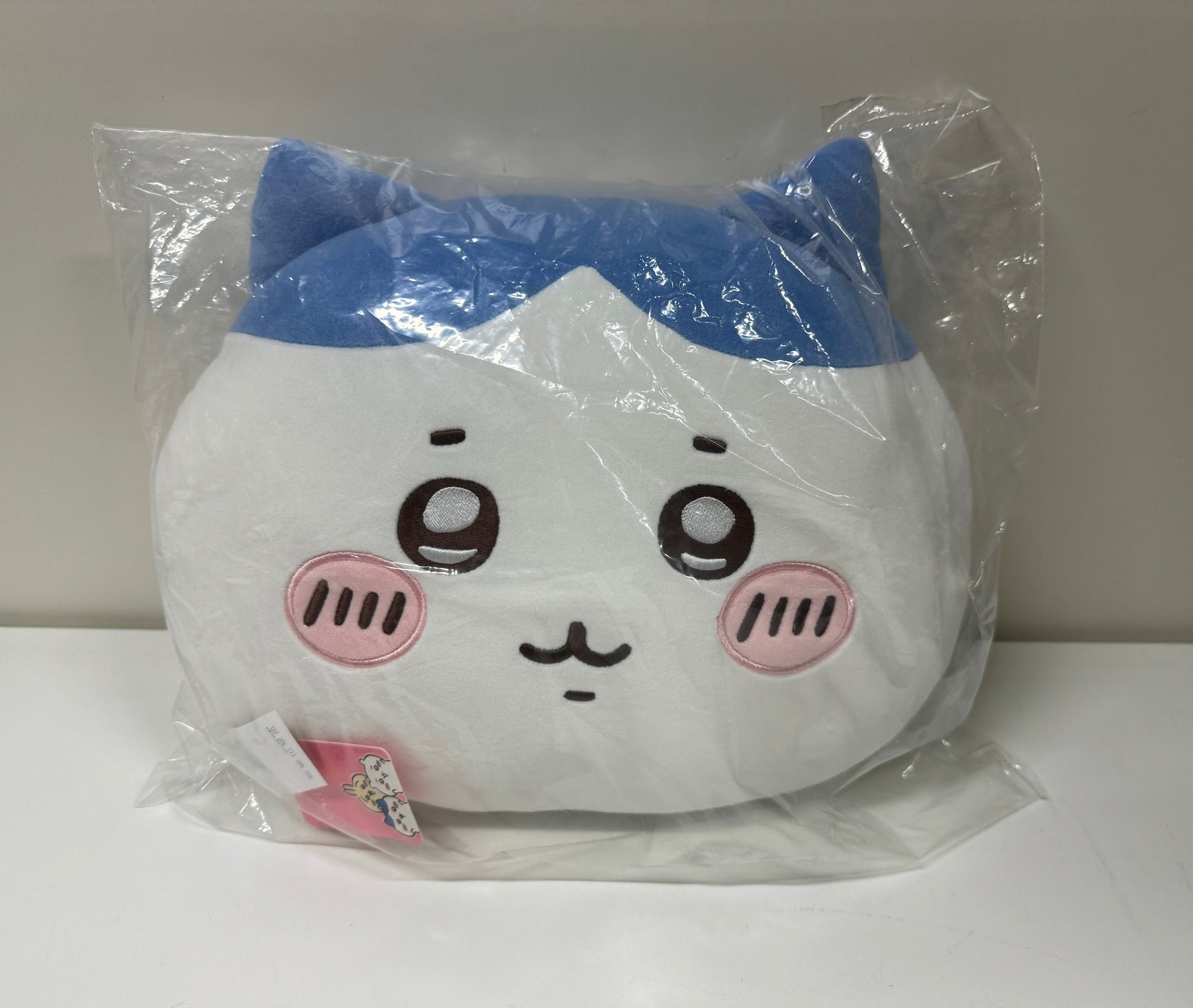 ChiiKawa X Miniso | ChiiKawa Hachiware Usagi -  Hachiware Big Face Cushion Plush Doll Kawaii items Room Decoration doll