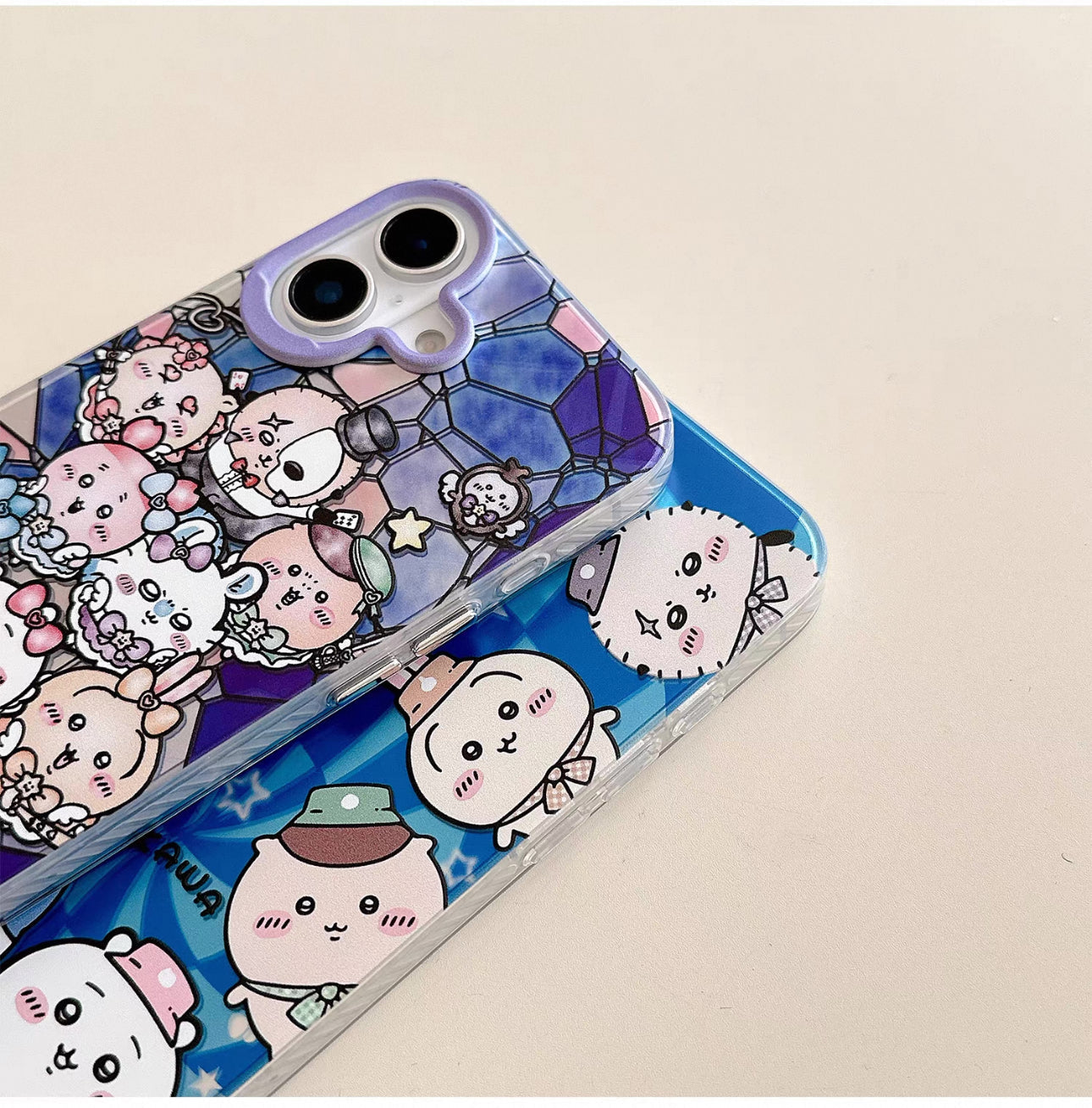 Japanese Cartoon Chiikawa Group | Magic Girl & Party Group - iPhone Case 7 8 PLUS SE2 XS XR X 11 12 13 14 15 16 16e Pro Promax 12mini 13mini WinnieTheBirds Toy Shop