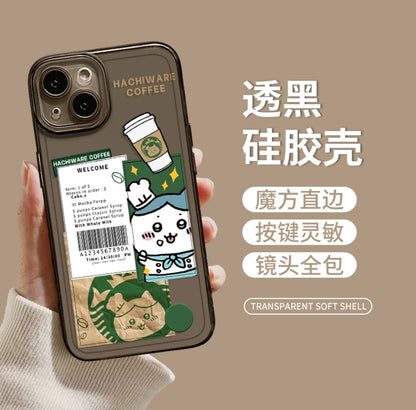 Japanese Cartoon ChiiKawa Coffee Shop | Hachiware Chef - iPhone Case XS 11 12 13 14 15 16 Pro Promax mini WinnieTheBirds Toy Shop