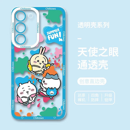 Japanese Cartoon ChiiKawa iPhone Case | Summer Time & Bee Sky Blue Ver 8 Styles - Phone Case Samsung Galaxy S26 S25 S24 S23 S22 S21 FE Ultra Edge
