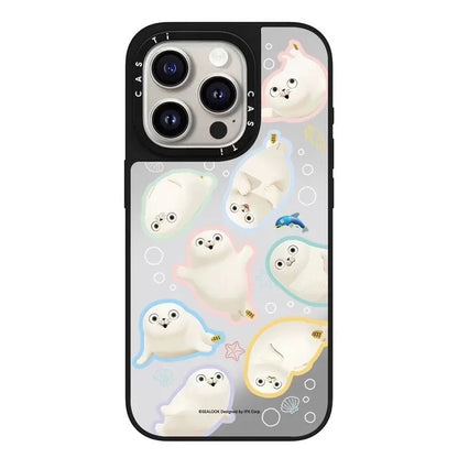 Lovely Seal Sealook Mirror Phone Case | Part1 5 Styles - iPhone Case 12 13 14 15 16 17 18 Pro Promax