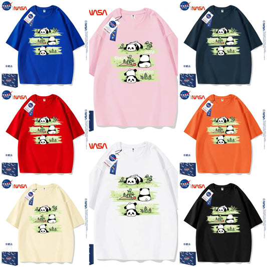 Cute Animals Panda Style T-Shirt Series | Three Cute Panda Part1 - Kawaii Fashion Items for Child & Adult Matching outfits for Parents and Children