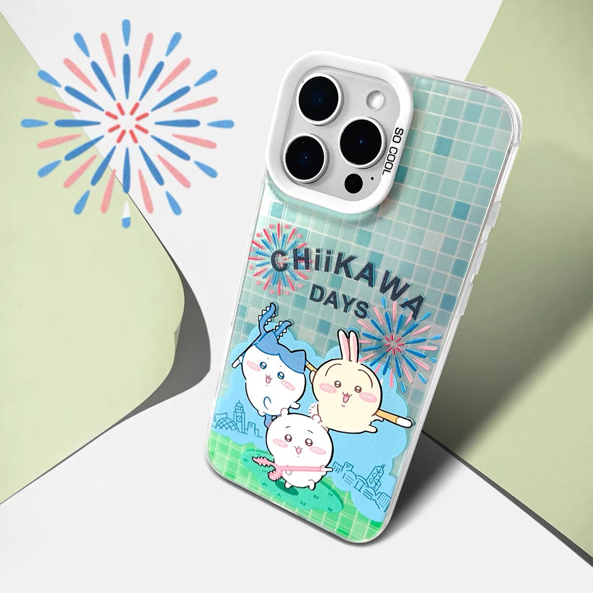 Japanese Cartoon ChiiKawa Chiikawa Day Laser Case | ChiiKawa Hachiware Usagi - Phone Case Samsung Galaxy S26 S25 S24 S23 S22 S21 FE Ultra Edge