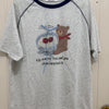 Korean Fashion Cute Animals Style T-Shirt Series | Yogurt Bear with Blue Line - Kawaii Fashion Items