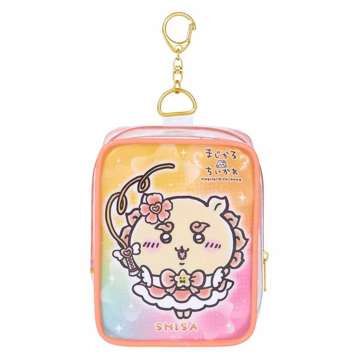 Japanese Cartoon Chiikawa Magic Girl Plastic Itabag Bag Keychain | ChiiKawa Hachiware Usagi Momonga Kurimanju Shisa - Kawaii Items Can Put in Dolls Keep Dolls Clean WinnieTheBirds Toy Shop