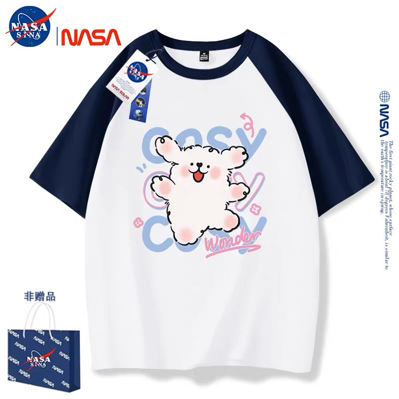 Cute Cartoon Doggie Maltese Puppy Style T-Shirt Series | Say Hello with Smile Part3 - Kawaii Fashion Items for Child & Adult