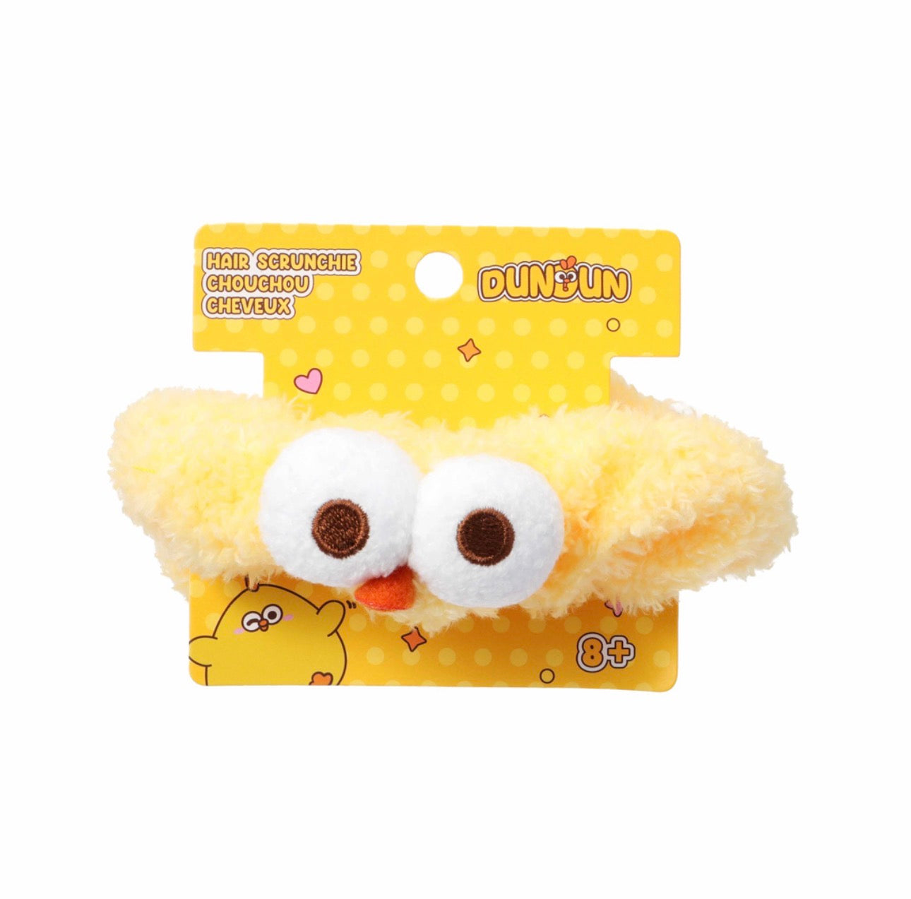 Lovely Chicken Fat Dundun Plush Hair Tie | Dun Dun Chick - Children Gift Animal Mini Plush Doll