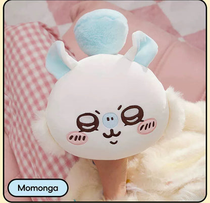 ChiiKawa X Miniso | ChiiKawa Hachiware Usagi Momonga Lying Down - 25cm Plush Doll Kawaii items Room Decoration doll  WinnieTheBirds Toy Shop