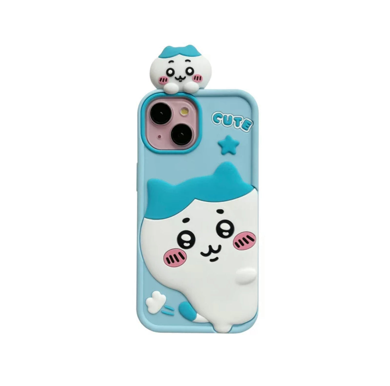 Japanese Cartoon ChiiKawa Look at you Silicone | Chiikawa Hachiware Usagi - iPhone Case 15 14 13 12 Pro ProMax WinnieTheBirds Toy Shop