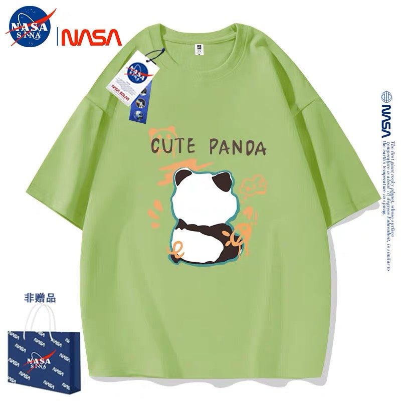 Cute Animals Panda Style T-Shirt Series | Back of Cute Panda Part2 - Kawaii Fashion Items for Child & Adult