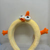 Lovely Chicken Fat Dundun Plush Headband | Dun Dun Chick - Children Gift Animal Face Make up Clean Up