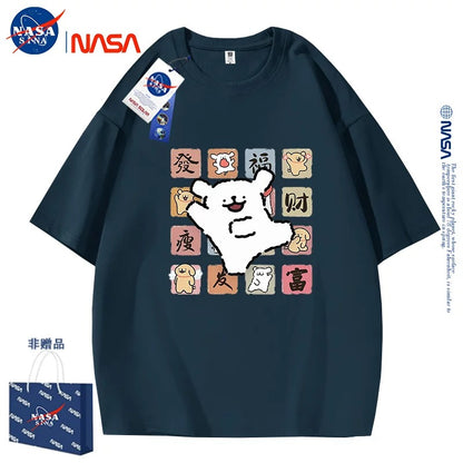 Cute Cartoon Doggie Maltese Puppy Style T-Shirt Series | Rich & Health Part1 - Kawaii Fashion Items for Child & Adult Matching outfits for Parents and Children