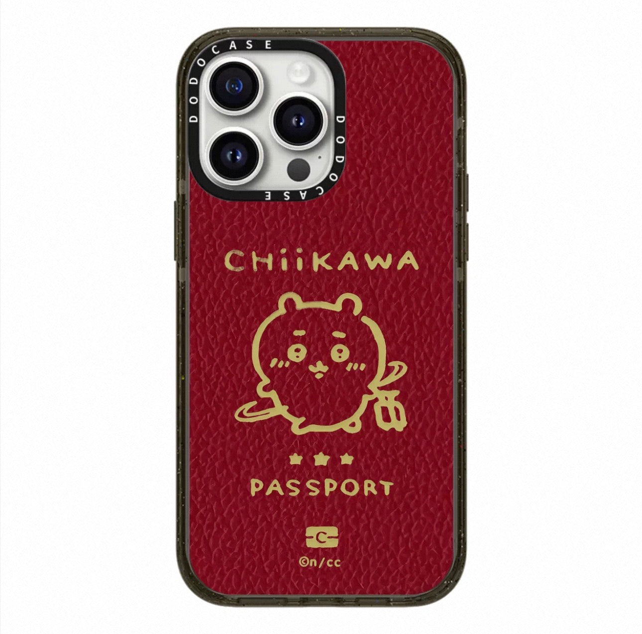 Japanese Cartoon ChiiKawa Clear with Transparent Black Frame Phone Case | Travel & Pajamas Song ChiiKawa Hachiware Usagi - iPhone Case 12 13 14 15 16 17 Pro Promax