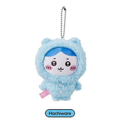 ChiiKawa X Miniso | ChiiKawa Hachiware Usagi Pajamas Keychain - Kawaii items Room Decoration doll  WinnieTheBirds Toy Shop