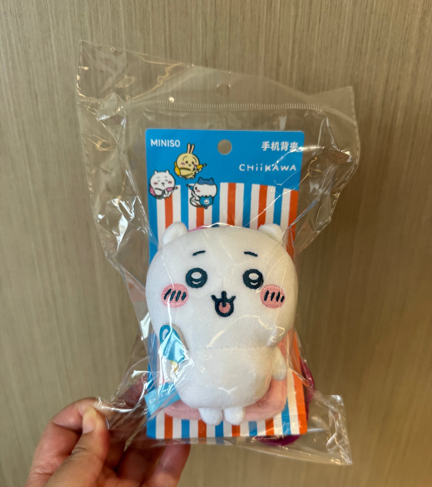 ChiiKawa X Miniso Hot Summer Series | ChiiKawa Hachiware Usagi Eating Popsicles Cute Plush Doll Phone Strap Adapter - Kawaii Items Room Decoration Doll