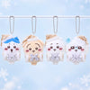 ChiiKawa X Miniso White Christmas Series | ChiiKawa Hachiware Usagi Momonga Holding Present in White Christmas Clothes Plush Doll Keychain - Kawaii Items Room Decoration doll