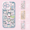 Japanese Cartoon Chiikawa Daily Emo Version | Chiikawa Hachiware Usagi Momonga - iPhone Case PLUS SE2 XS XR X 11 12 13 14 15 16 16e 17 17e Pro Promax 12mini 13mini
