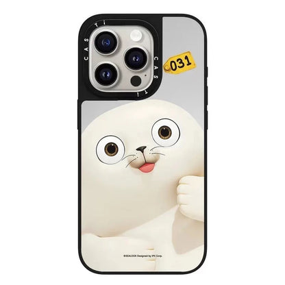 Lovely Seal Sealook Mirror Phone Case | Part1 5 Styles - iPhone Case 12 13 14 15 16 17 18 Pro Promax