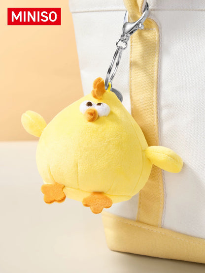 [Pre Order] Lovely Chicken Fat Dundun Plush Doll Keychain | New Version Original Chick - Children Gift Animal Mini Plush Doll