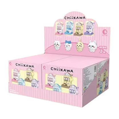 ChiiKawa X Miniso | ChiiKawa Hachiware Usagi Momonga Slot machine with Mini Figure Mystery Box - Kawaii Items Room Decoration Blind Box