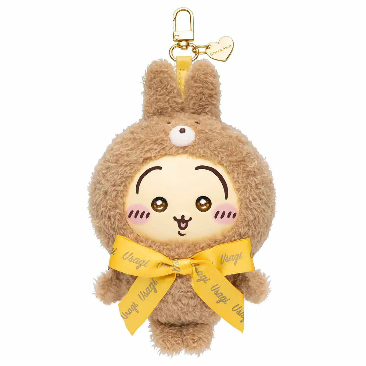 Japan ChiiKawa Kiramekko Teddy Bear Series | ChiiKawa Hachiware Usagi Momonga Kurimanju Rakko Cute Plush Doll with Plastic Face Keychain - Kawaii items Room Decoration Doll